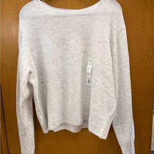 Sonoma Light Gray Crew Neck Sweater